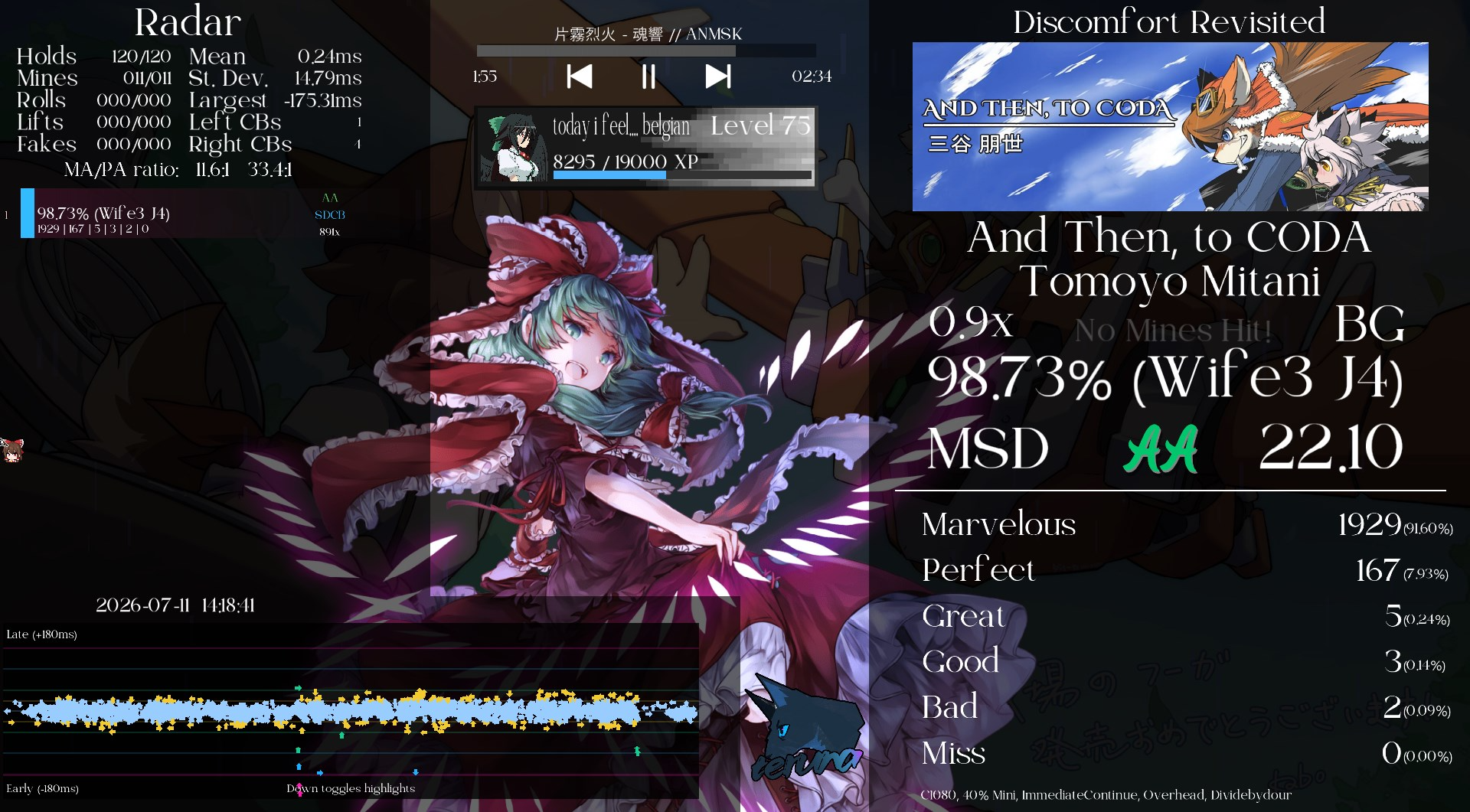 Screenshot of And Then, to CODA