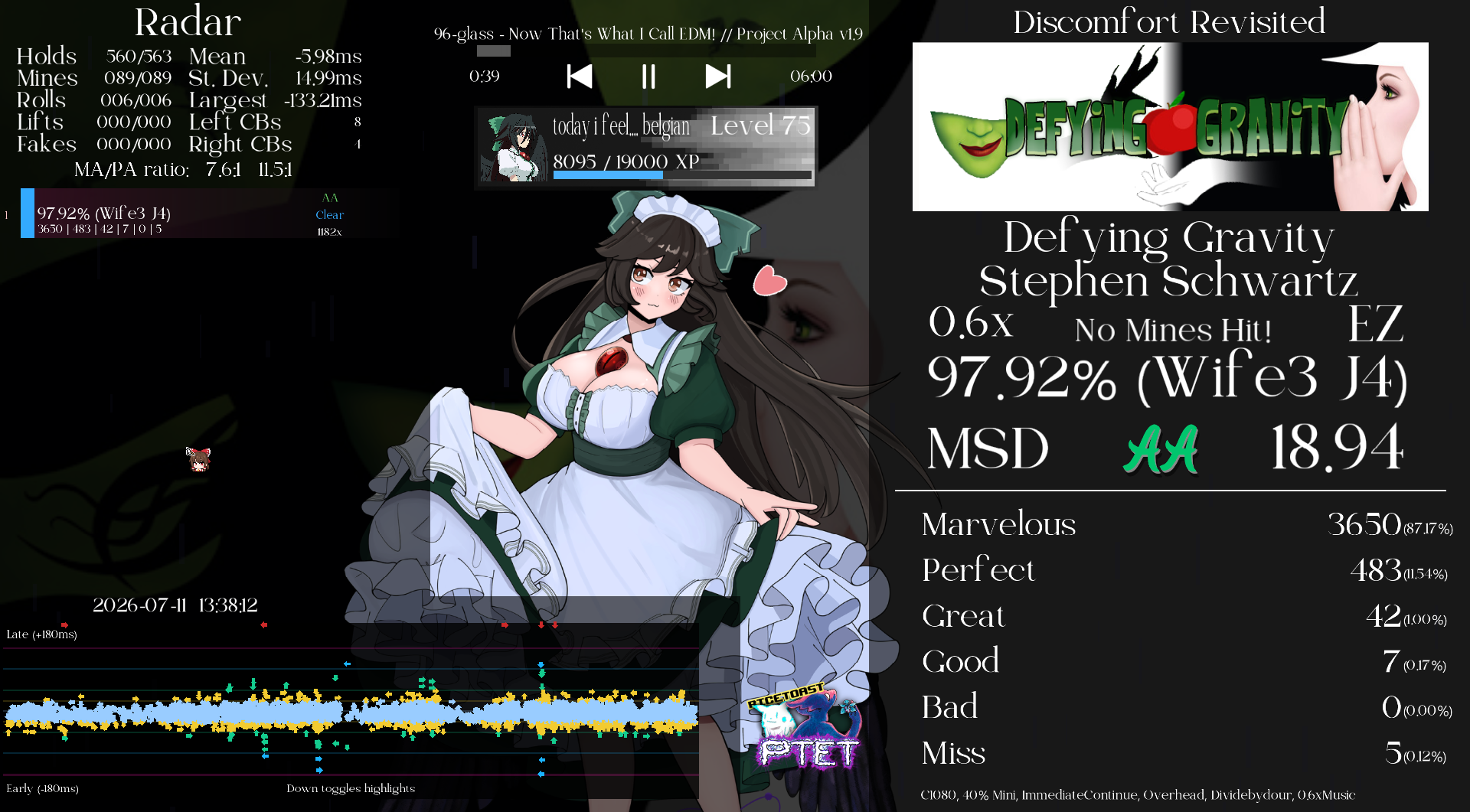 Screenshot of Defying Gravity