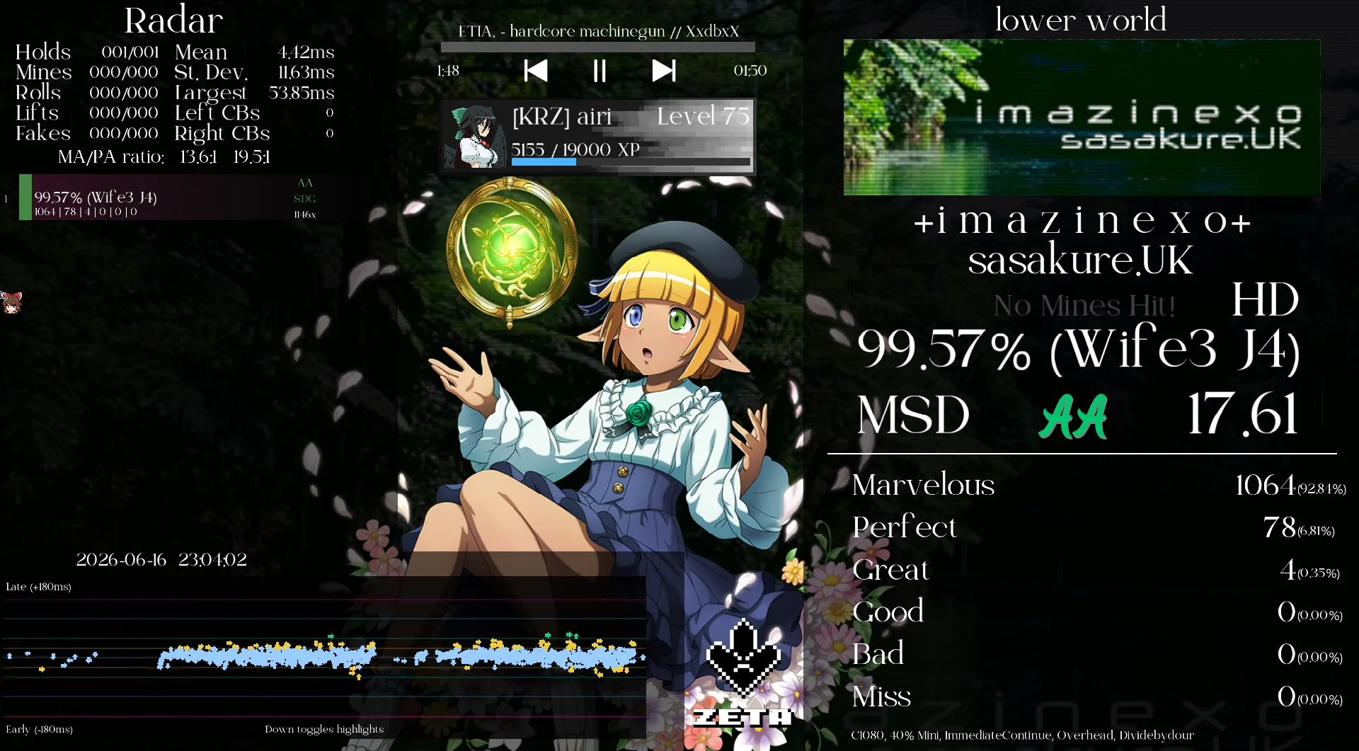 Screenshot of +i m a  z i n e x o+