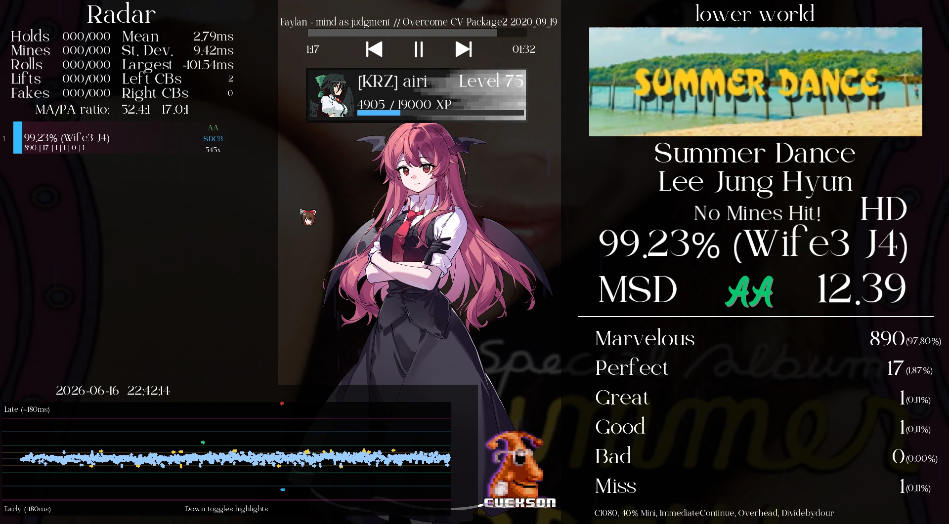 Screenshot of summer dance