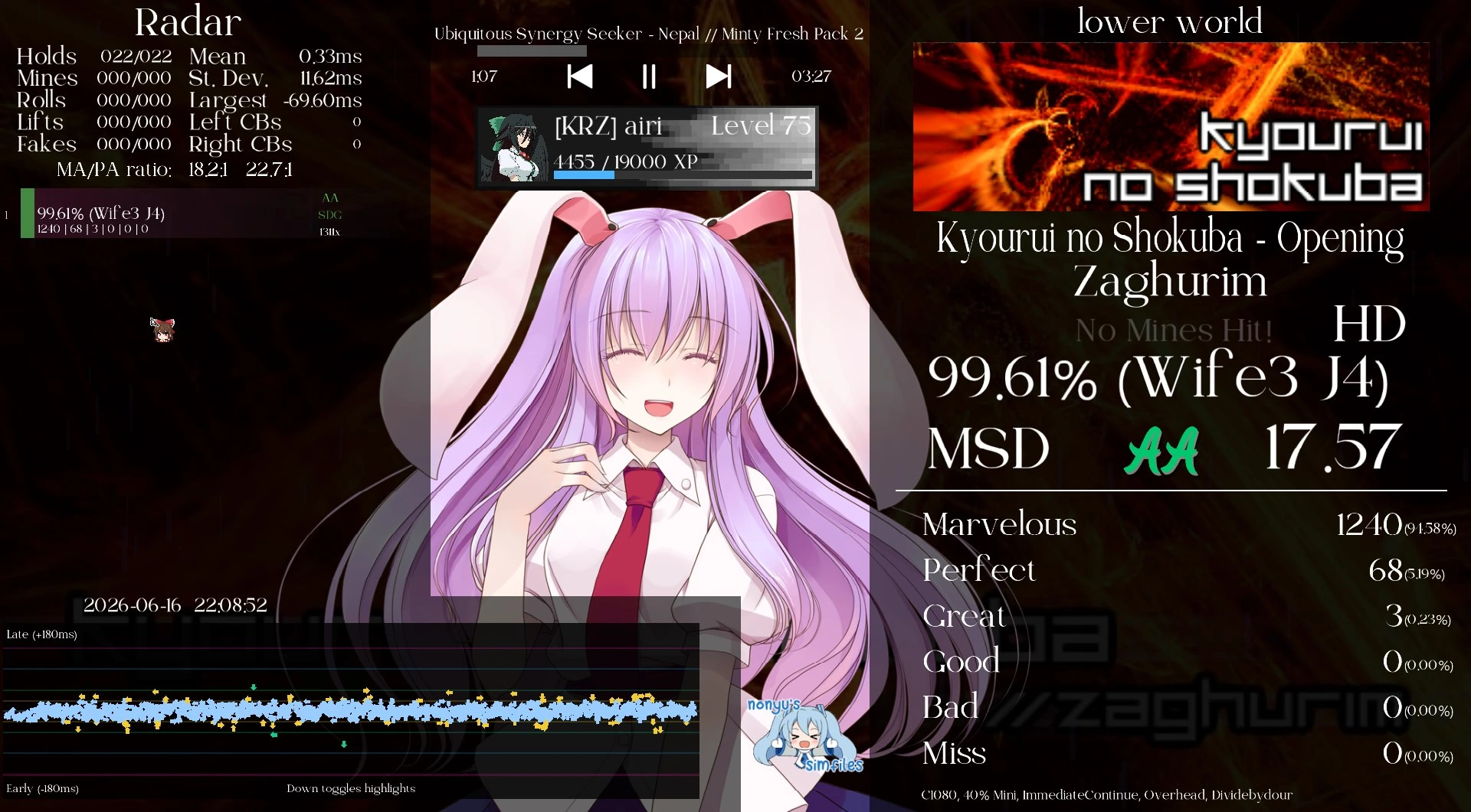 Screenshot of kyourui no shokuba
